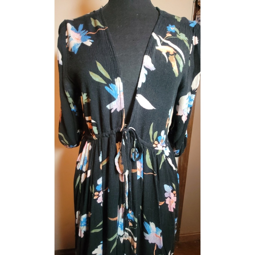O'NEILL Women's Boyce Maxi Dress Floral Black Size M - Picture 8 of 9